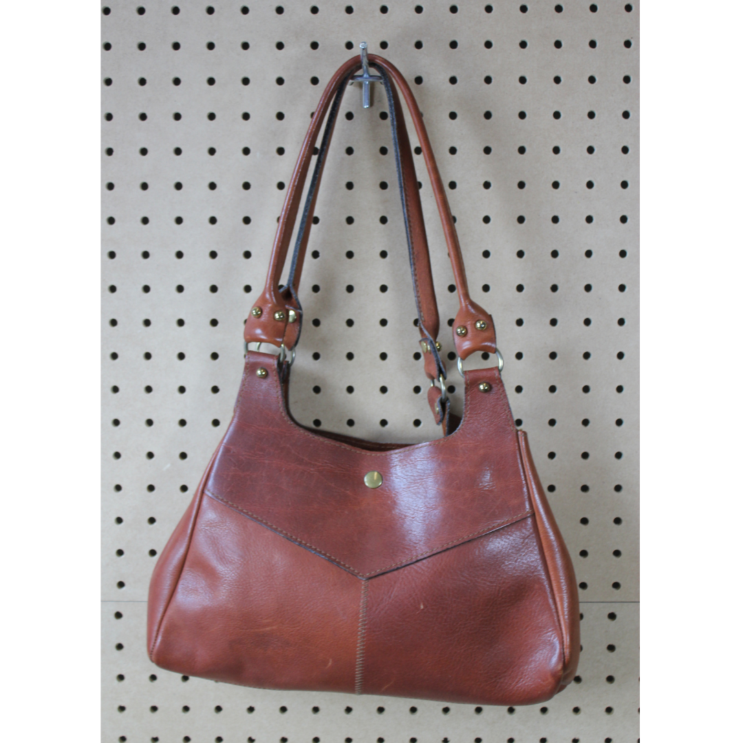 Vintage 1980s Leather Shoulder Bag