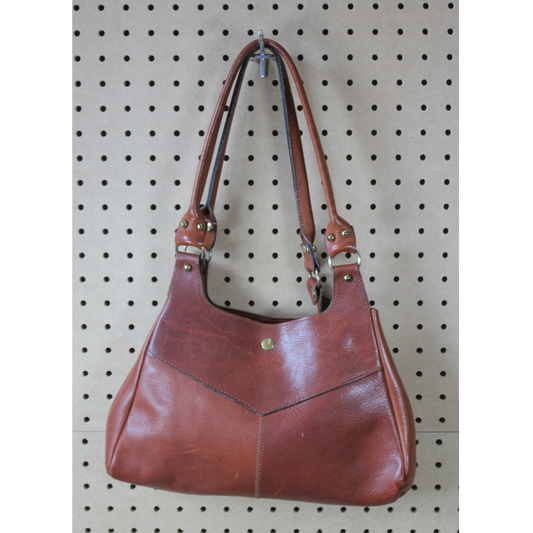 Vintage 1980s Leather Shoulder Bag
