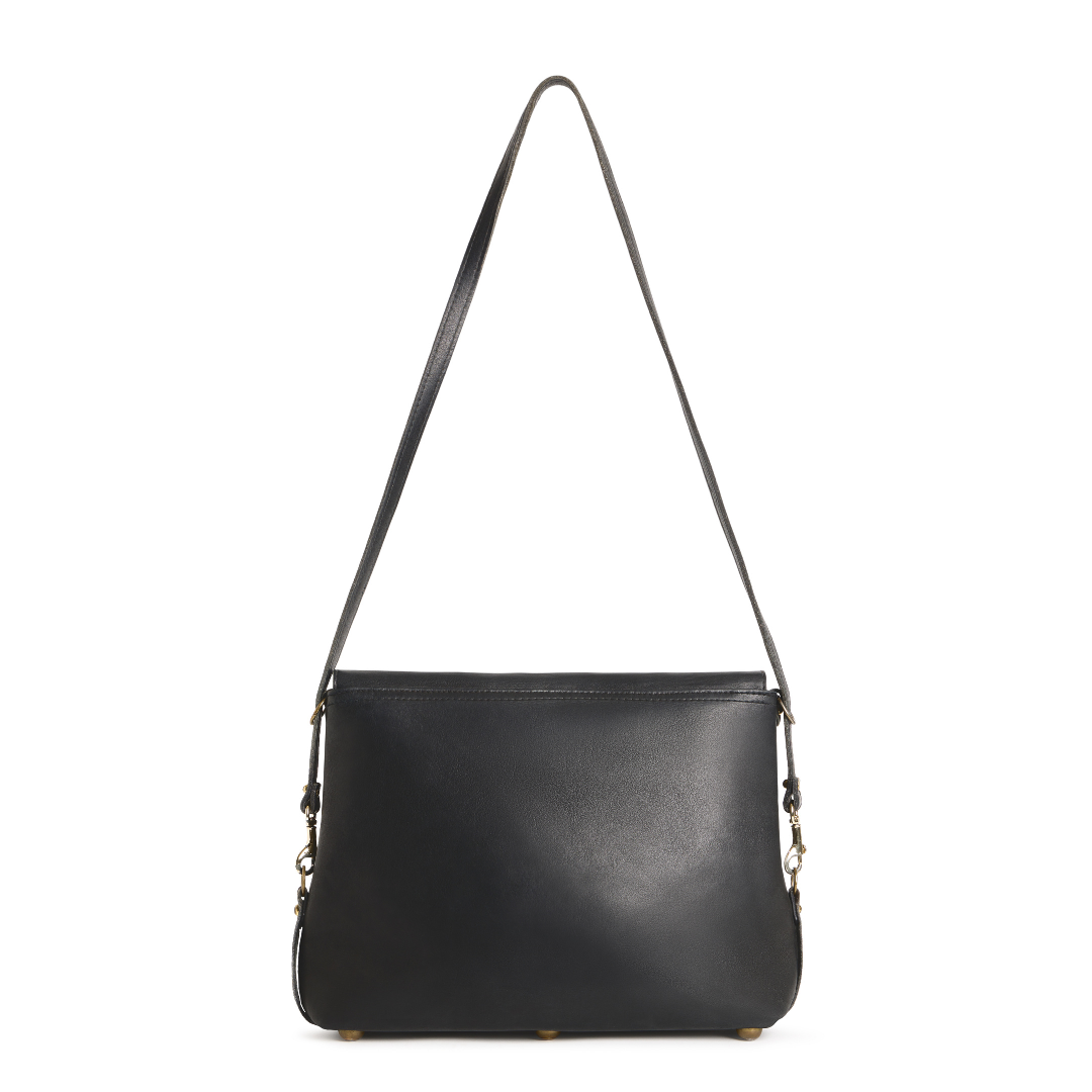 Vintage 1960s Leather Shoulder Bag
