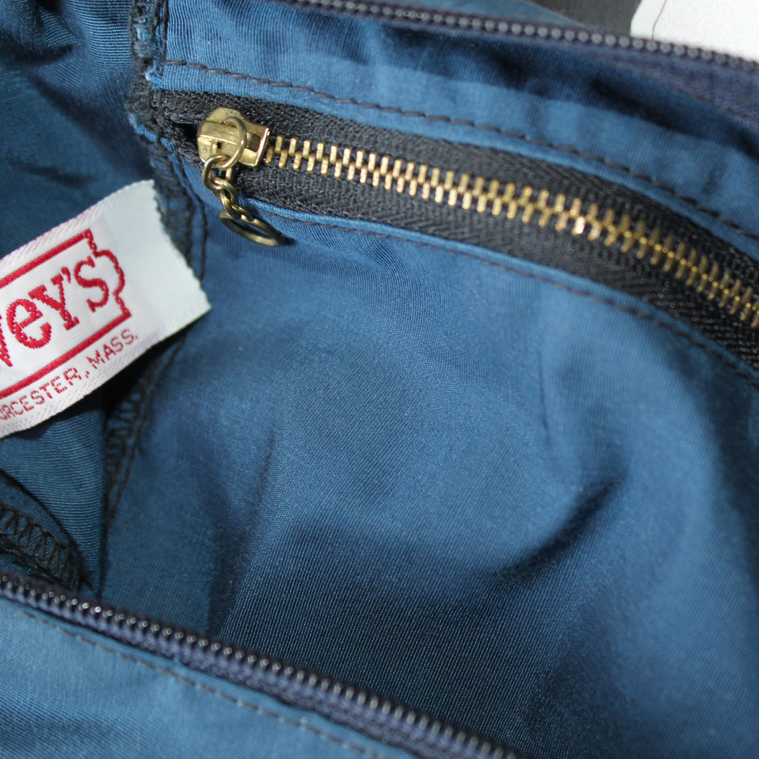 Vintage 1980s Navy Nylon Shoulder Bag