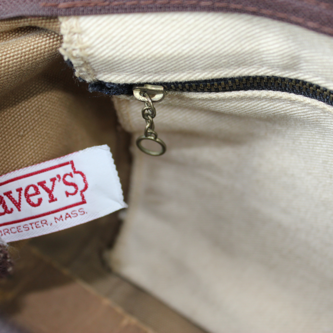 Vintage 1980s Cotton Canvas Tote
