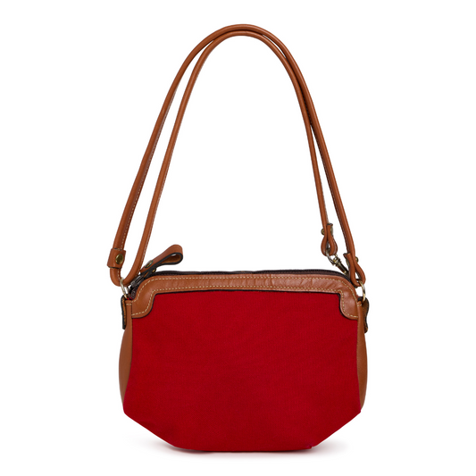 Vintage 1960s Cotton Canvas Sling/Crossbody