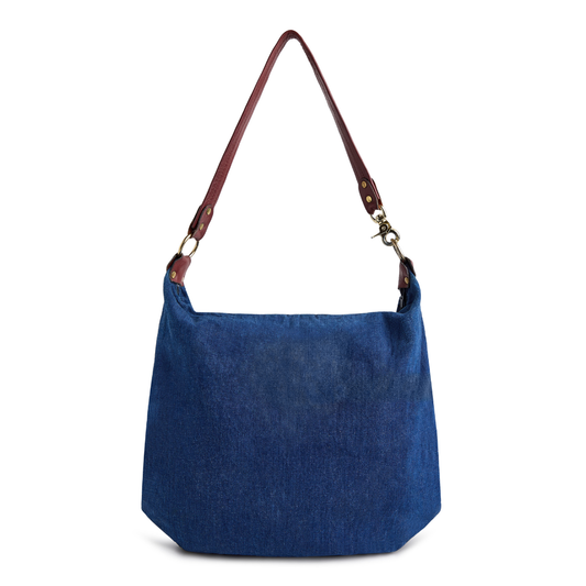 Vintage 1970s Denim Hobo Bag