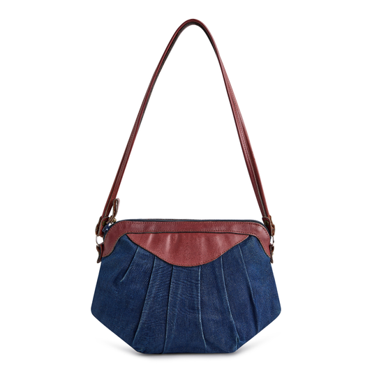 Vintage 1970s Denim Shoulder Bag